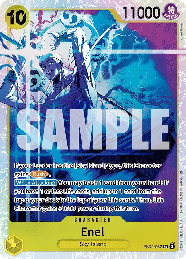 Enel EB02-052 (Extra Booster: Anime 25th Collection)  - Foil | Good Games Morley