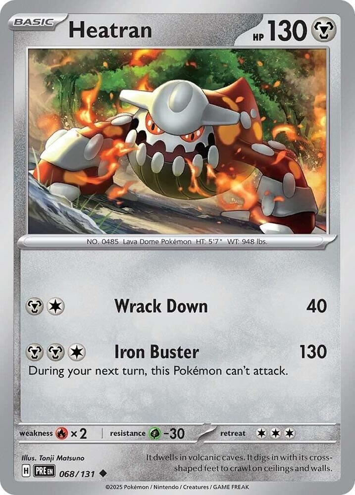 Heatran (068/131) [Scarlet & Violet: Prismatic Evolutions] | Good Games Morley