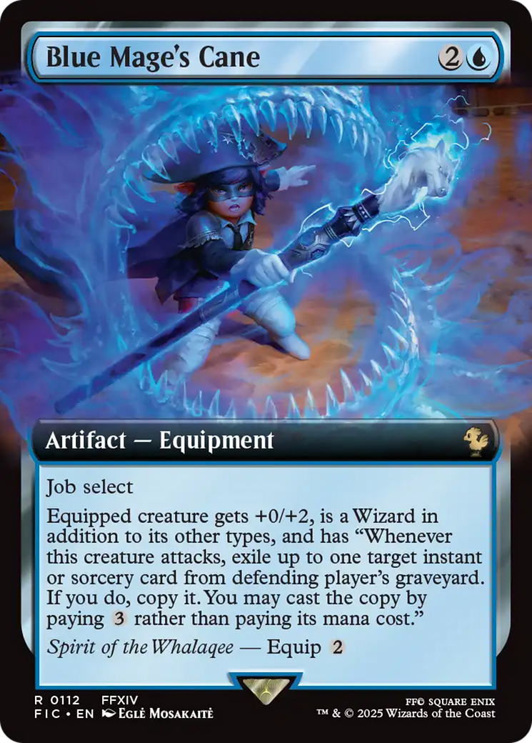 Blue Mage's Cane (Extended Art) [FINAL FANTASY Commander] | Good Games Morley