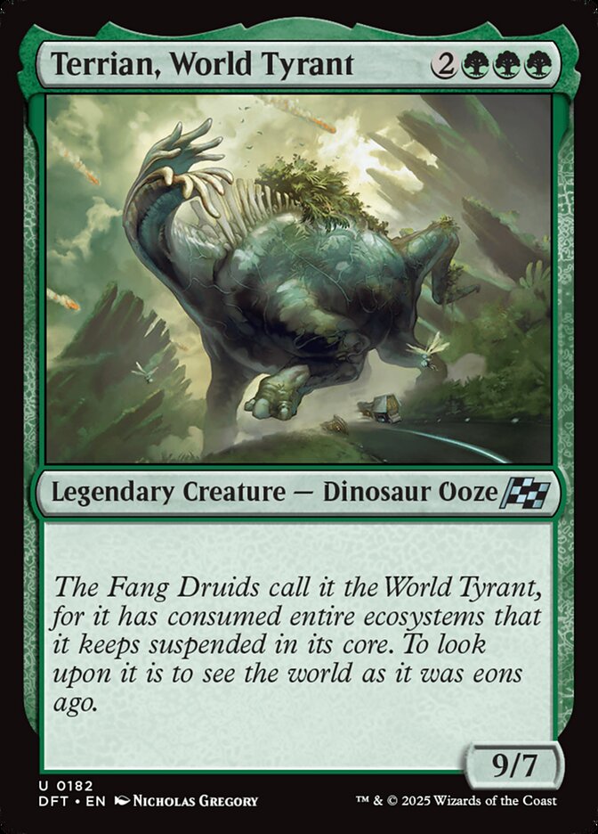 Terrian, World Tyrant 182/291 (Aetherdrift)  - Foil | Good Games Morley