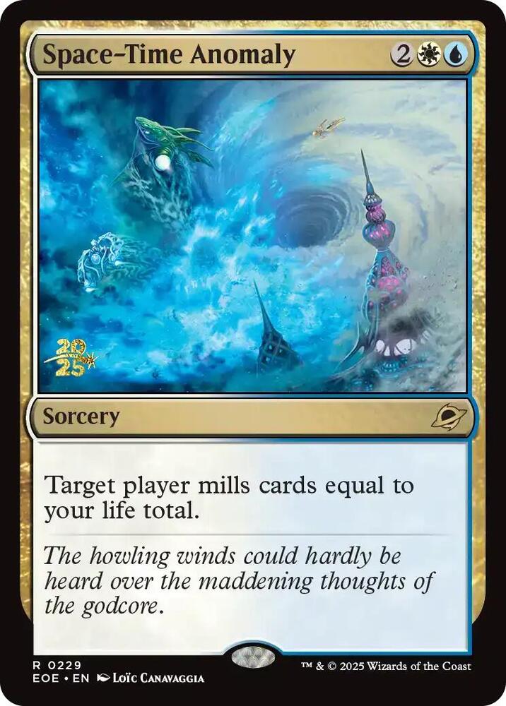 Space Time Anomaly 229s/160 (Prerelease Cards)  - Foil | Good Games Morley