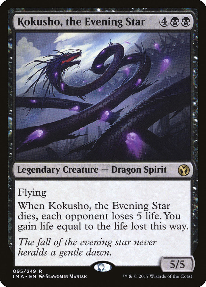 Kokusho, the Evening Star 95/249 (Iconic Masters)  - Foil | Good Games Morley