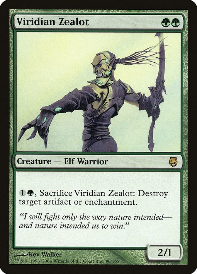 Viridian Zealot 90/165 (Darksteel)  - Foil | Good Games Morley