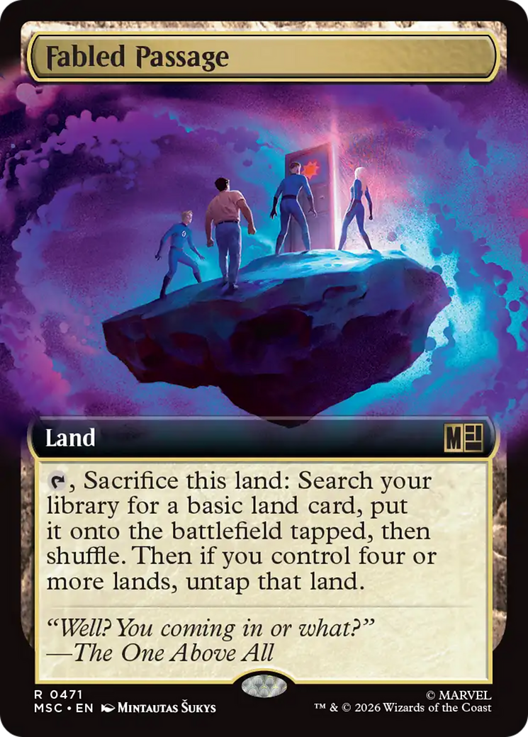 Fabled Passage (Extended Art) [Marvel Super Heroes Commander] | Good Games Morley