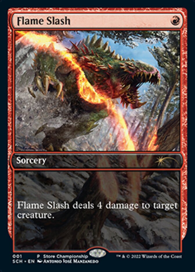 Flame Slash (Extended Art) [Store Championships 2022] | Good Games Morley