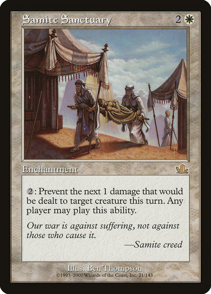 Samite Sanctuary 21/143 (Prophecy)  | Good Games Morley