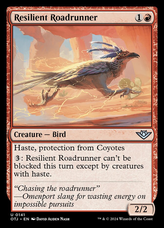 Resilient Roadrunner 141/286 (Outlaws of Thunder Junction)  | Good Games Morley