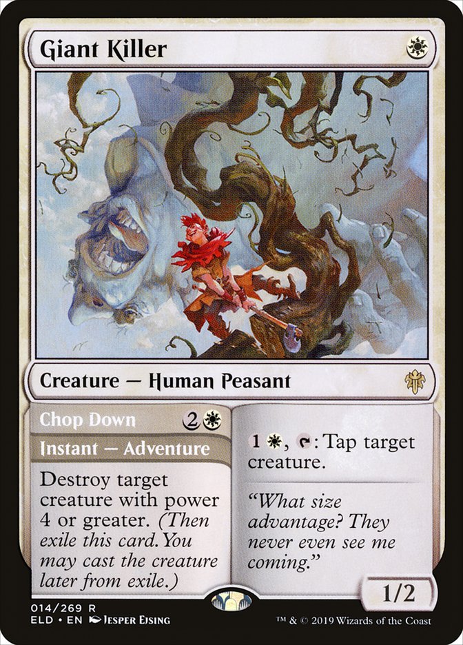 Giant Killer // Chop Down 14/269 (Throne of Eldraine)  | Good Games Morley