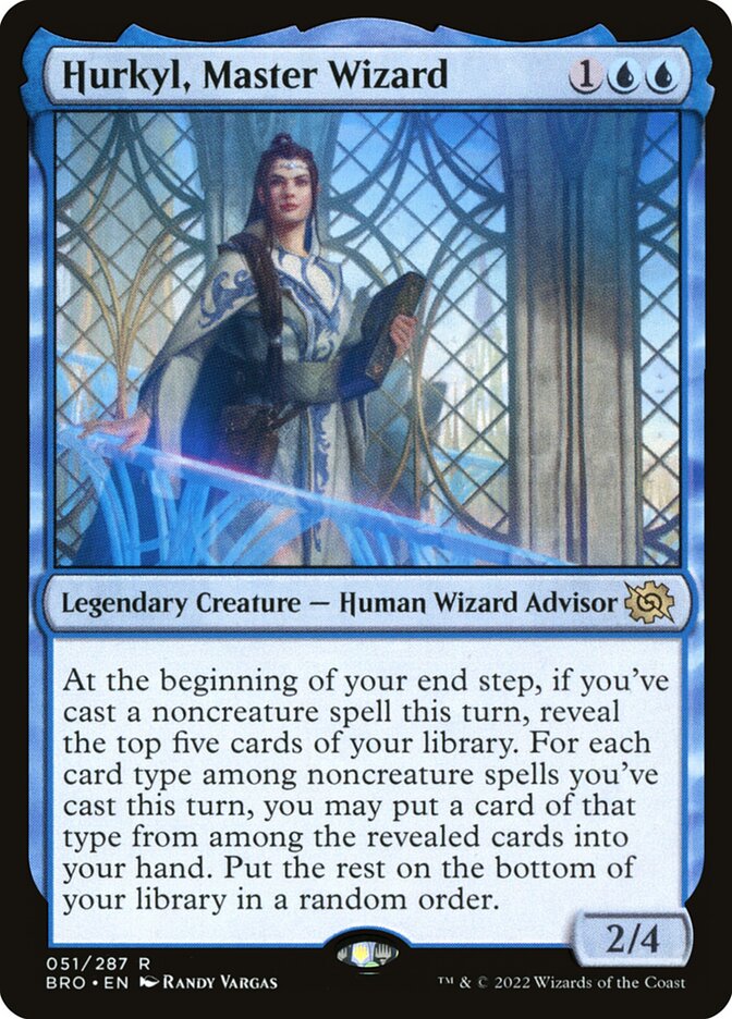 Hurkyl, Master Wizard 51/287 (The Brothers' War)  - Foil | Good Games Morley
