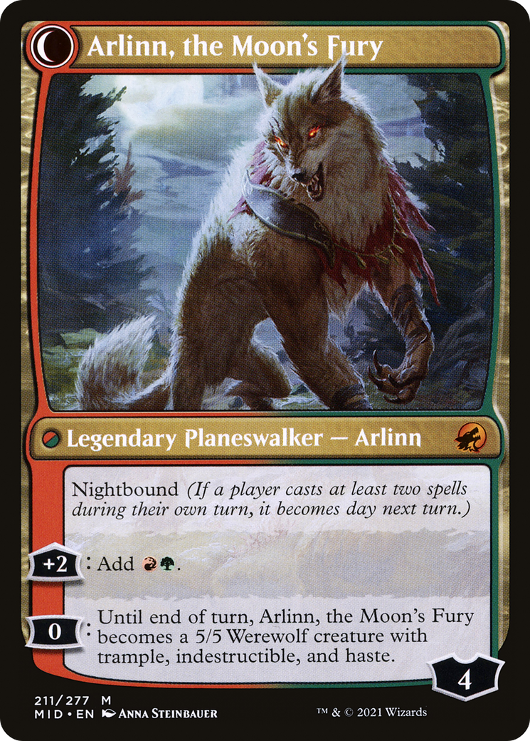 Arlinn, the Pack's Hope // Arlinn, the Moon's Fury [Secret Lair: From Cute to Brute] | Good Games Morley