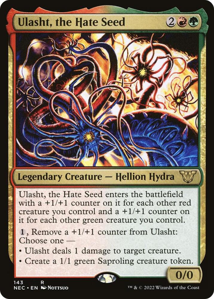 Ulasht, the Hate Seed 143/38 (Commander: Kamigawa: Neon Dynasty)  | Good Games Morley
