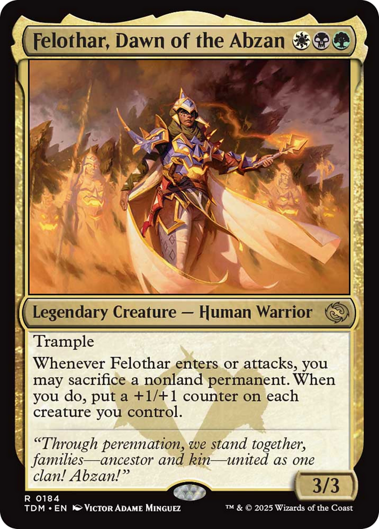 Felothar, Dawn of the Abzan [Tarkir: Dragonstorm] | Good Games Morley