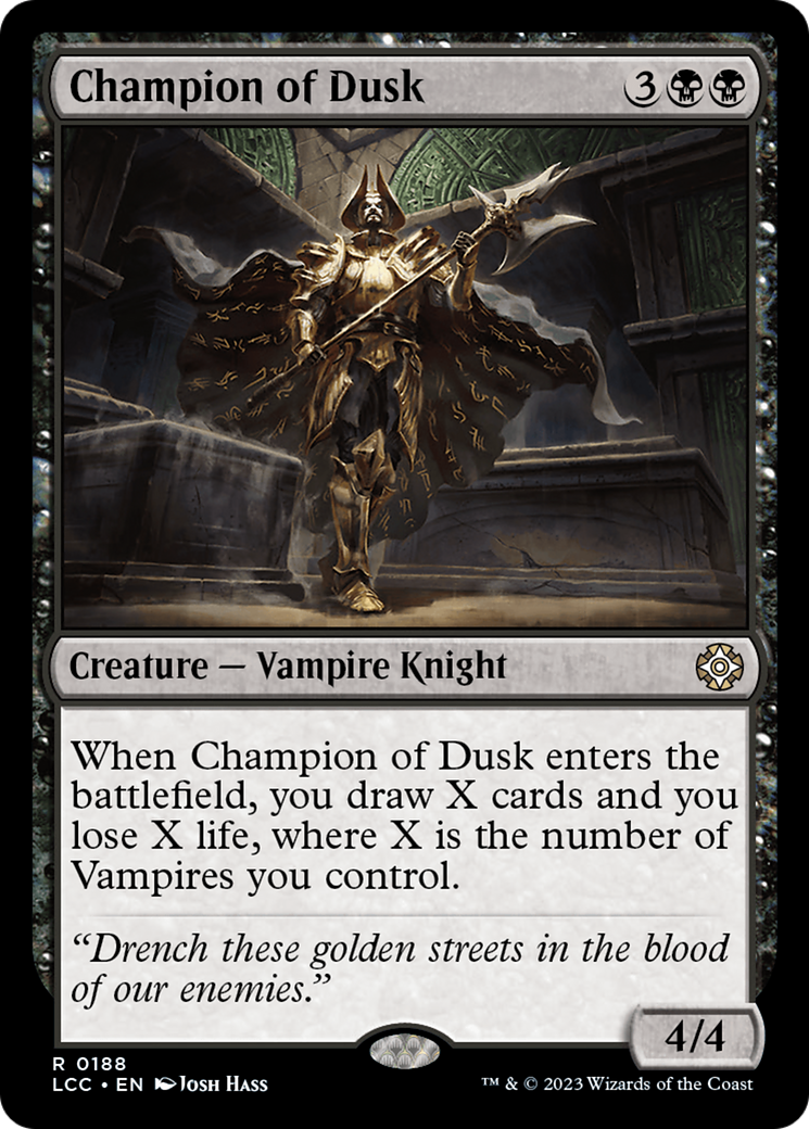 Champion of Dusk [The Lost Caverns of Ixalan Commander] | Good Games Morley
