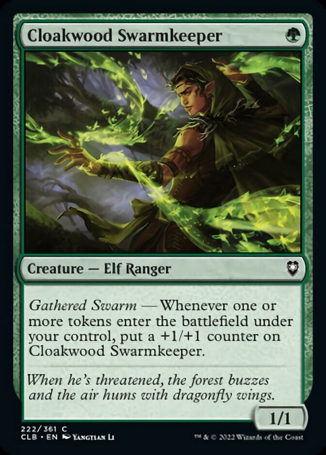Cloakwood Swarmkeeper [Commander Legends: Battle for Baldur's Gate] | Good Games Morley