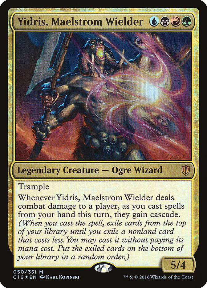 Yidris, Maelstrom Wielder 50/351 (Commander 2016)  - Foil | Good Games Morley