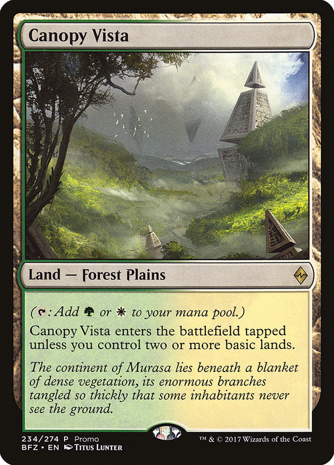 Canopy Vista (Promo) [Standard Showdown Promos] | Good Games Morley
