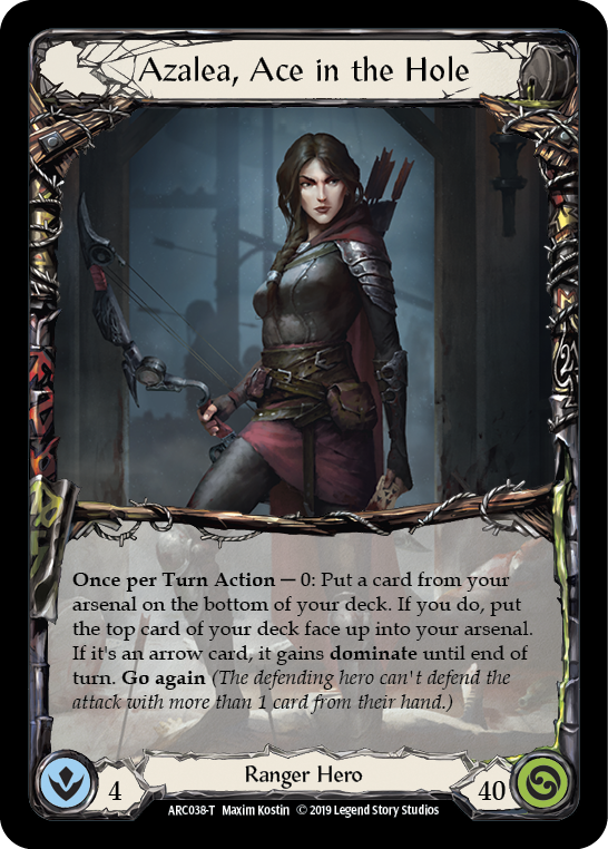 Azalea // Azalea, Ace in the Hole [ARC039-T // ARC038-T] (Arcane Rising)  1st Edition Normal | Good Games Morley