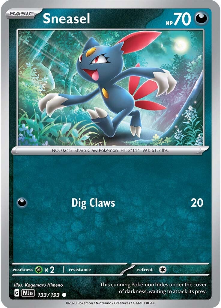 Sneasel (133/193) [Scarlet & Violet: Paldea Evolved] | Good Games Morley