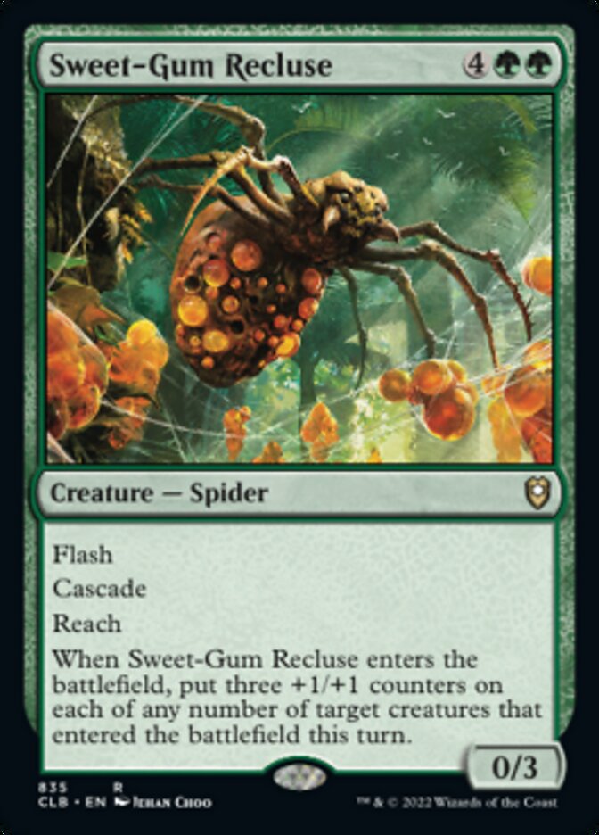 Sweet-Gum Recluse [Commander Legends: Battle for Baldur's Gate] | Good Games Morley