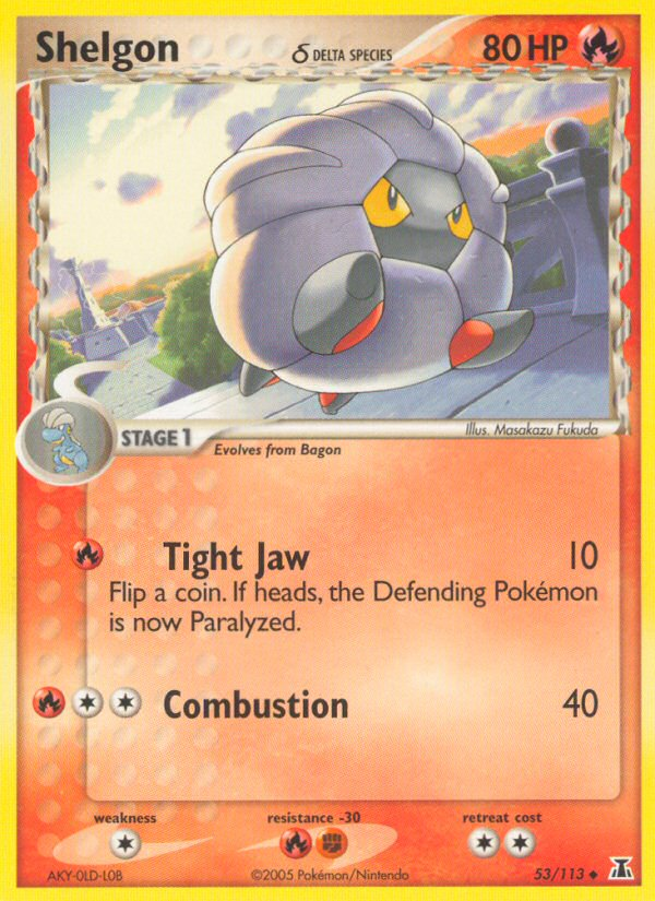 Shelgon (53/113) (Delta Species) [EX: Delta Species] | Good Games Morley