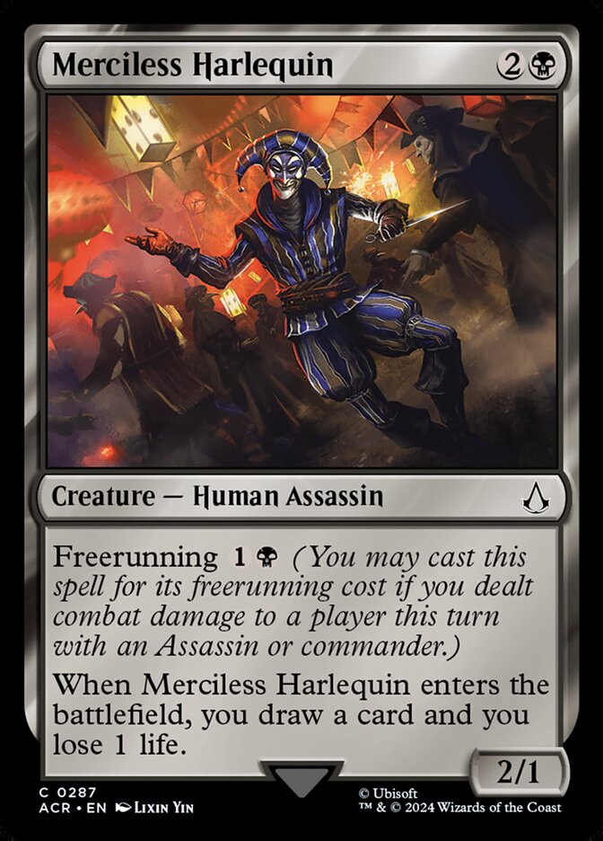 Merciless Harlequin 287/110 (Universes Beyond: Assassin's Creed)  | Good Games Morley