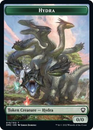 Snake // Hydra Double-Sided Token [Dominaria United Commander Tokens] | Good Games Morley