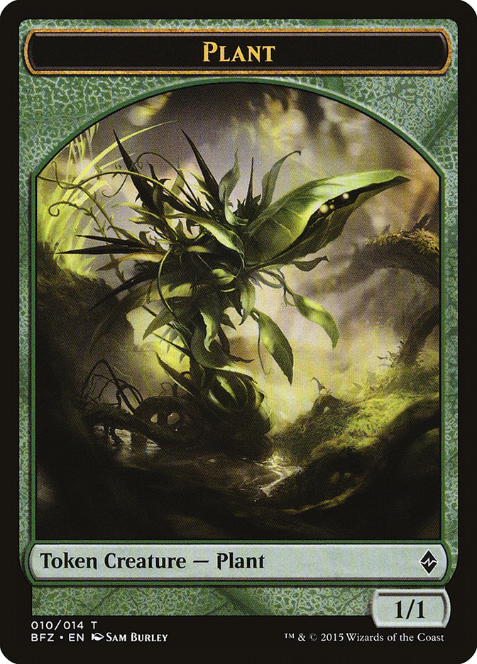 Plant Token [Battle for Zendikar Tokens] | Good Games Morley