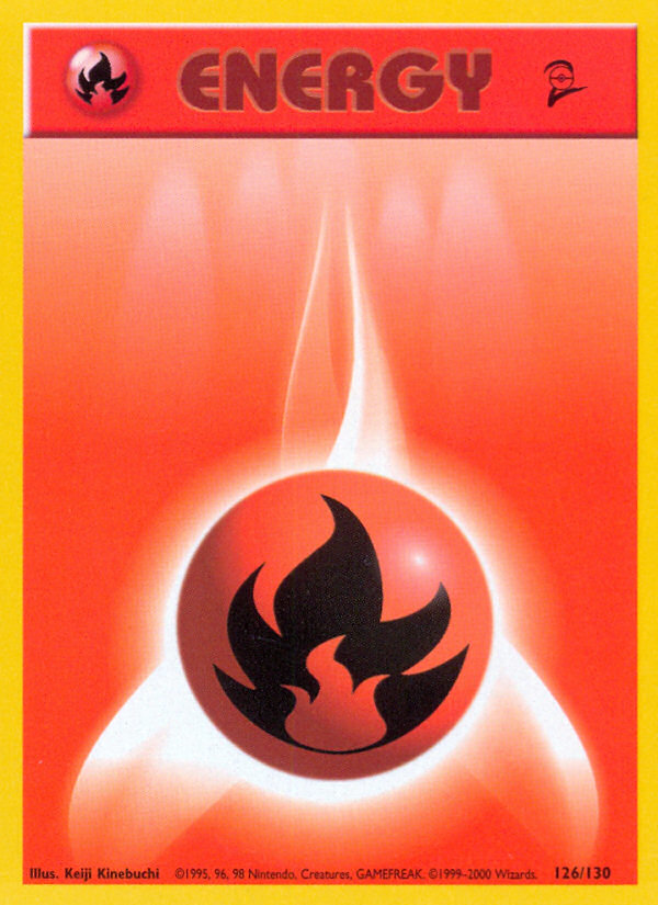Fire Energy (126/130) [Base Set 2] | Good Games Morley
