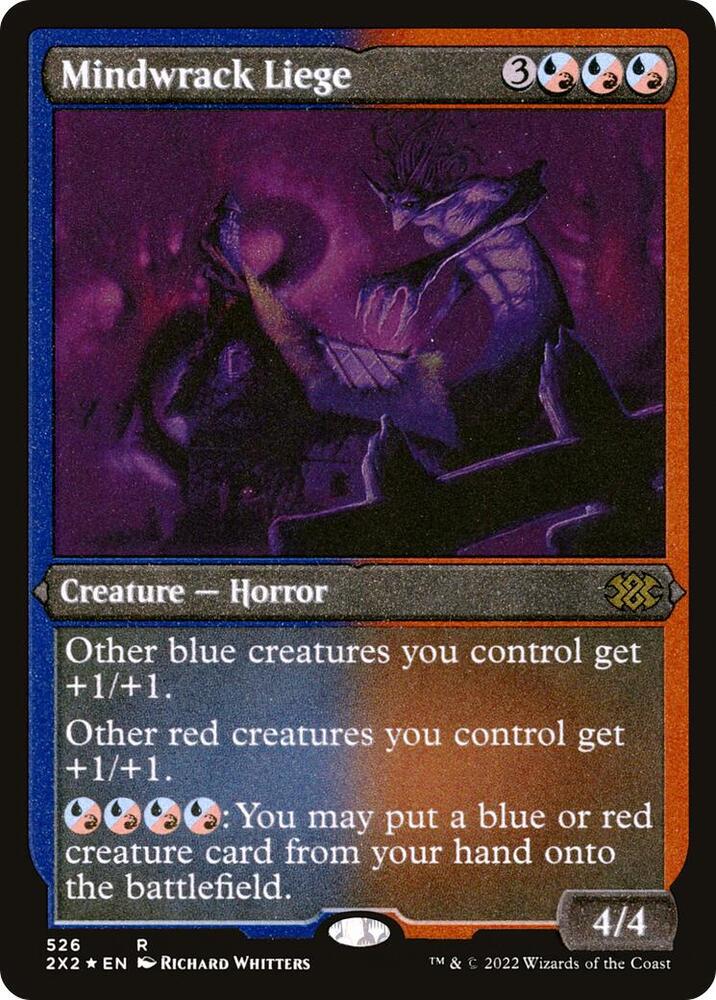 Mindwrack Liege Foil Etched 526 (Double Masters 2022)  - Foil | Good Games Morley