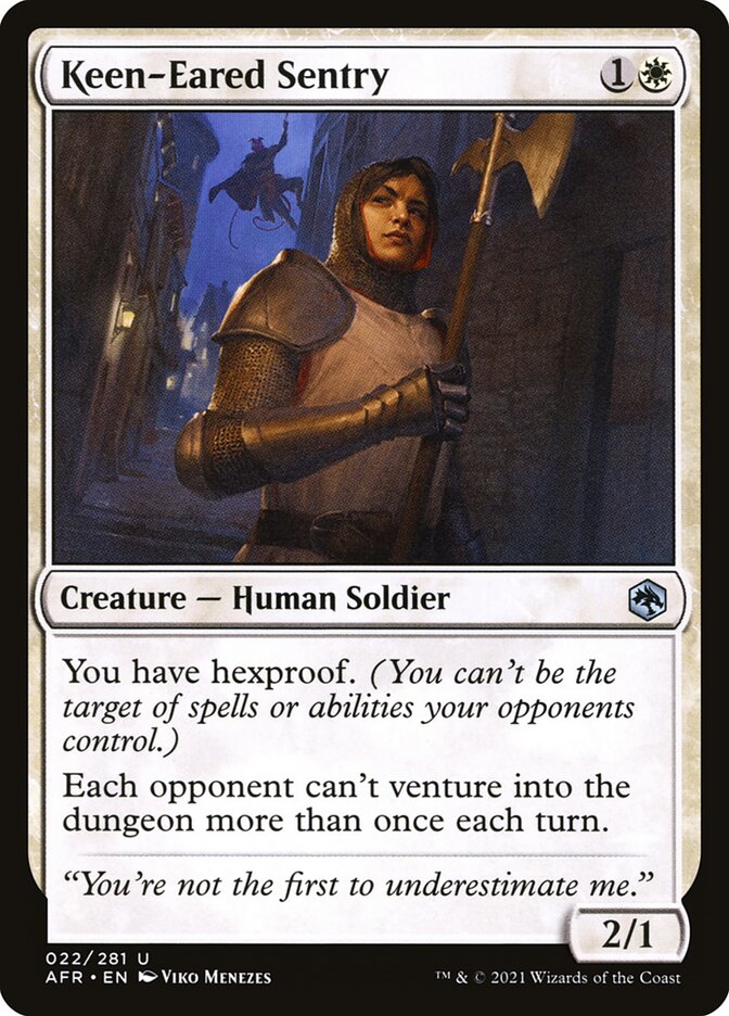 Keen-Eared Sentry 22/281 (Adventures in the Forgotten Realms)  | Good Games Morley