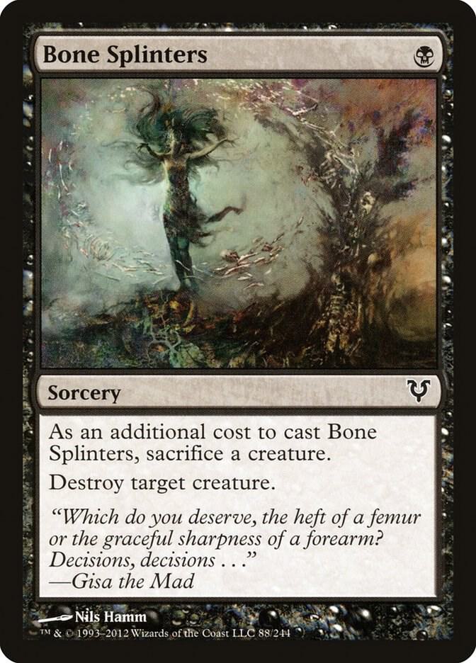 Bone Splinters 88/244 (Avacyn Restored)  - Foil | Good Games Morley