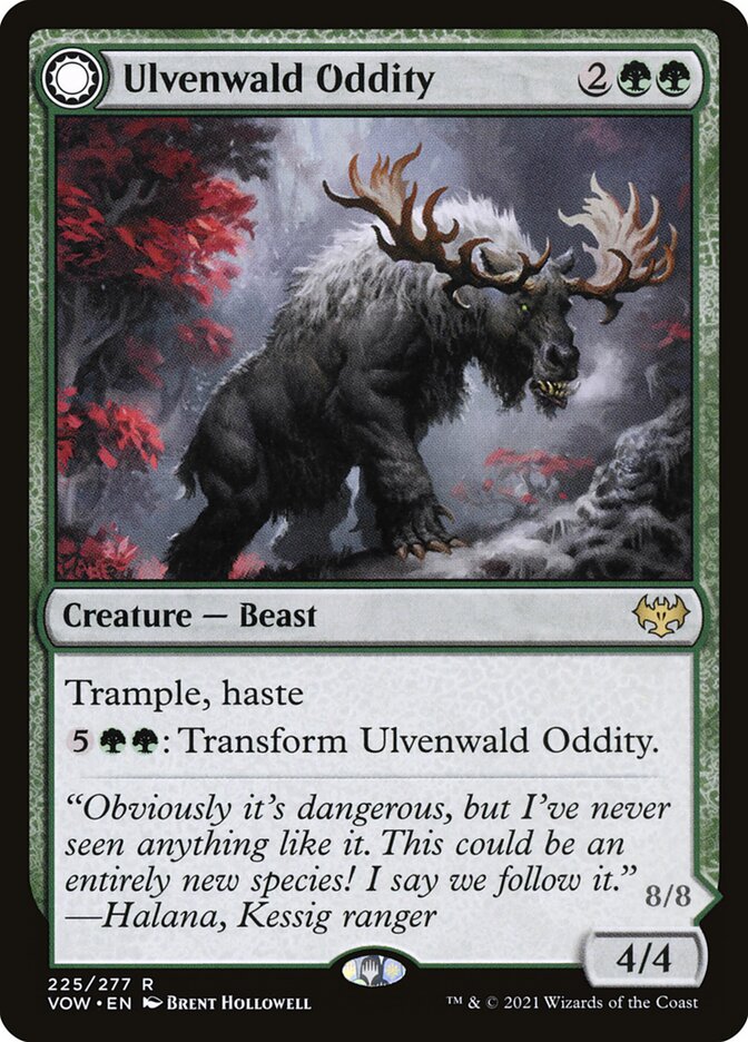 Ulvenwald Oddity // Ulvenwald Behemoth 225/277 (Innistrad: Crimson Vow)  | Good Games Morley
