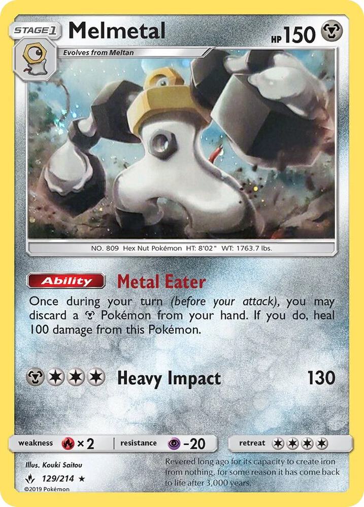 Melmetal 129/214 (Blister Exclusives)  - Cosmo Holofoil | Good Games Morley