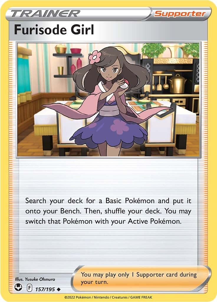 Furisode Girl (157/195) [Sword & Shield: Silver Tempest] | Good Games Morley