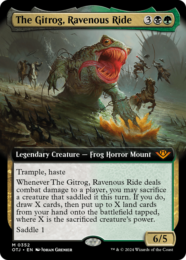 The Gitrog, Ravenous Ride (Extended Art) [Outlaws of Thunder Junction] | Good Games Morley