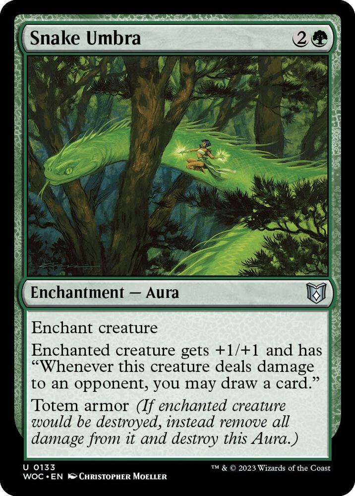 Snake Umbra 133/173 (Commander: Wilds of Eldraine)  | Good Games Morley