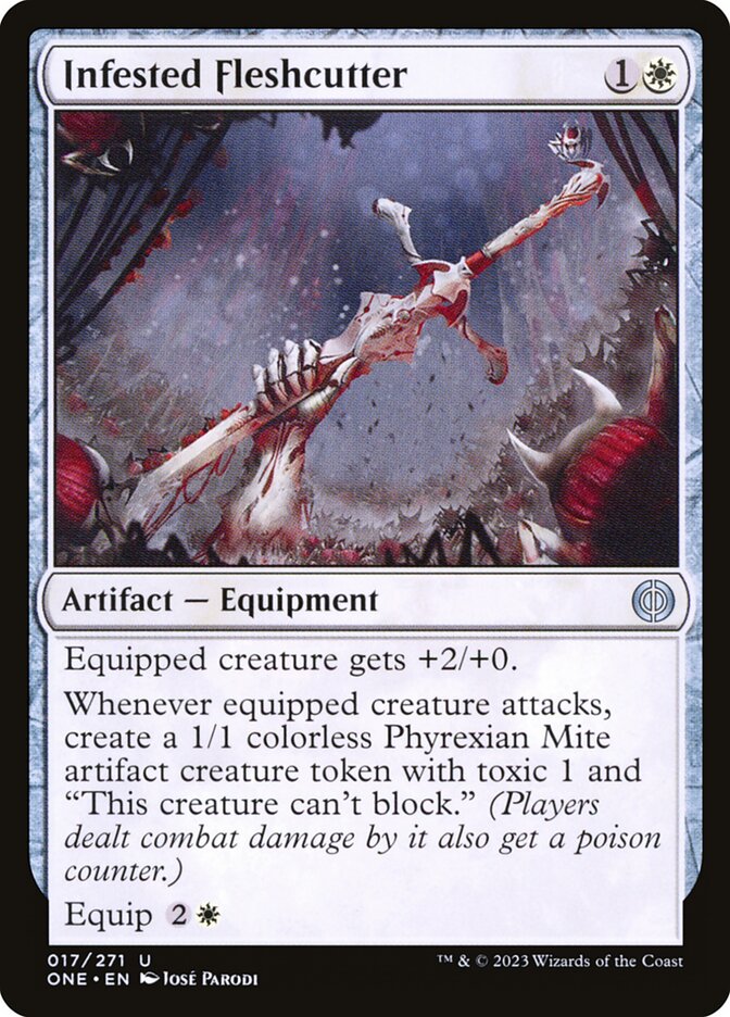 Infested Fleshcutter 17 (Phyrexia: All Will Be One)  | Good Games Morley