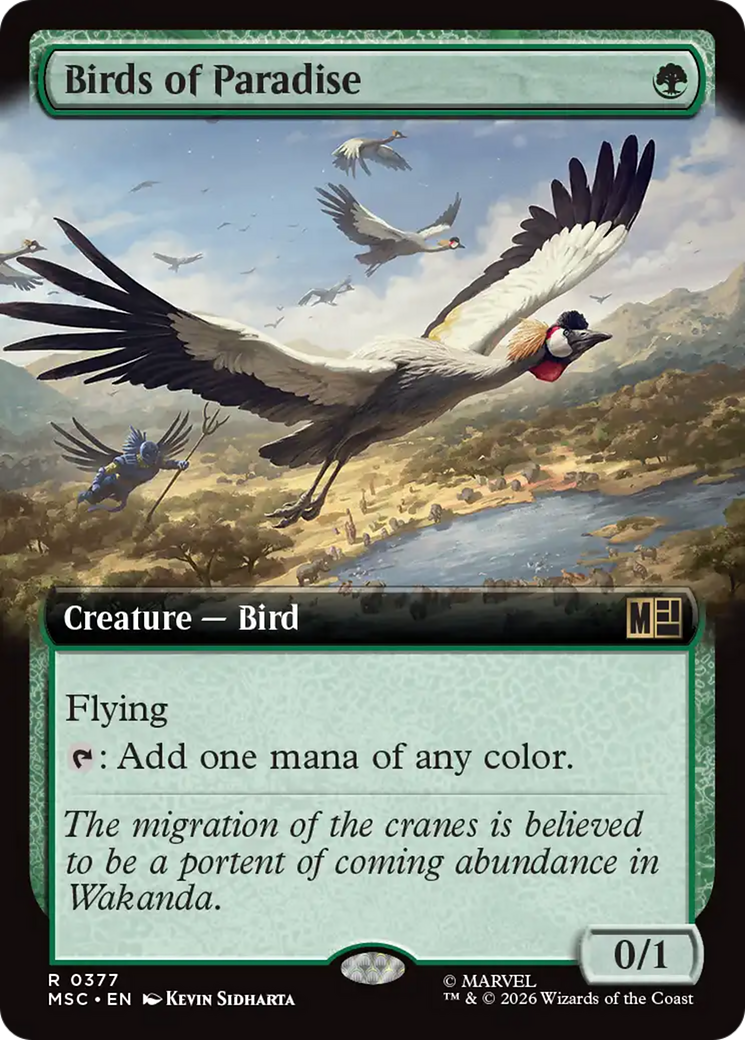 Birds of Paradise (Extended Art) [Marvel Super Heroes Commander] | Good Games Morley