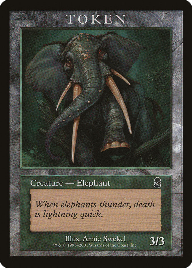 Elephant Token [Magic Player Rewards 2002] | Good Games Morley
