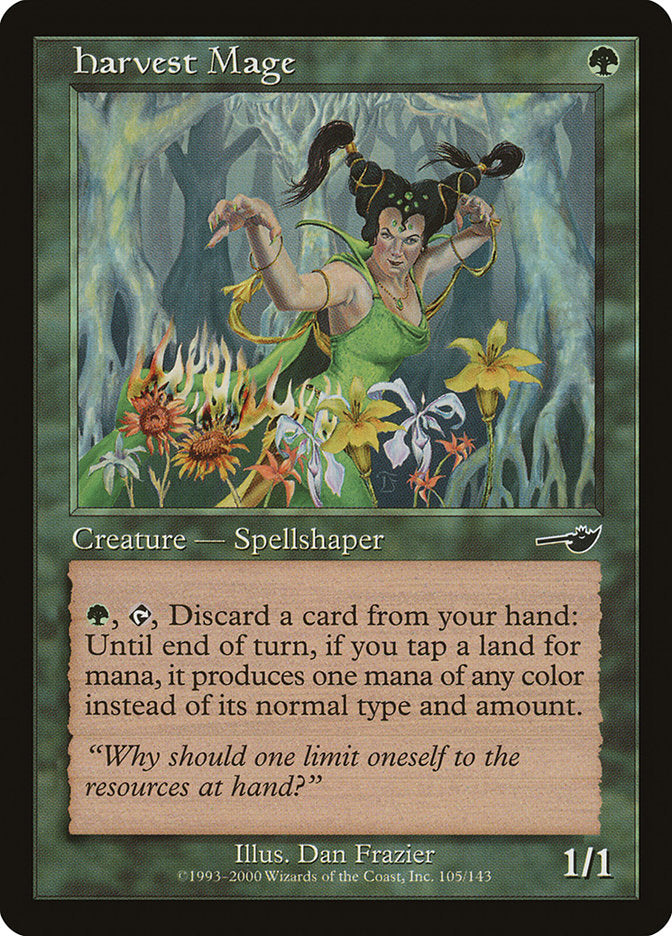 Harvest Mage 105/143 (Nemesis)  - Foil | Good Games Morley