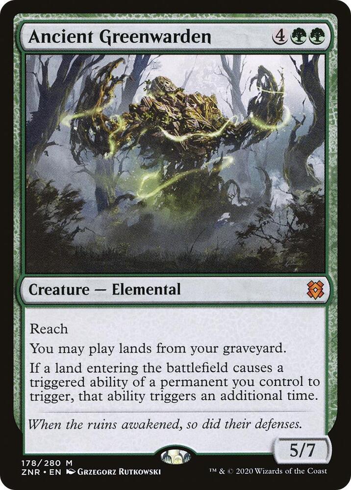 Ancient Greenwarden 178/280 (Zendikar Rising)  | Good Games Morley