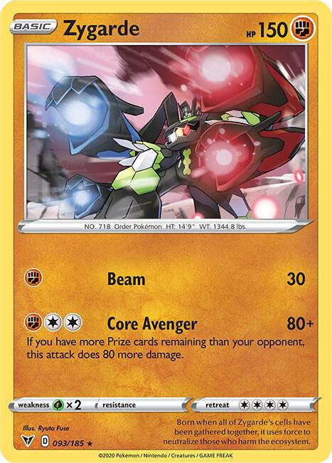 Zygarde 093/185 (SWSH04: Vivid Voltage)  - Holofoil | Good Games Morley