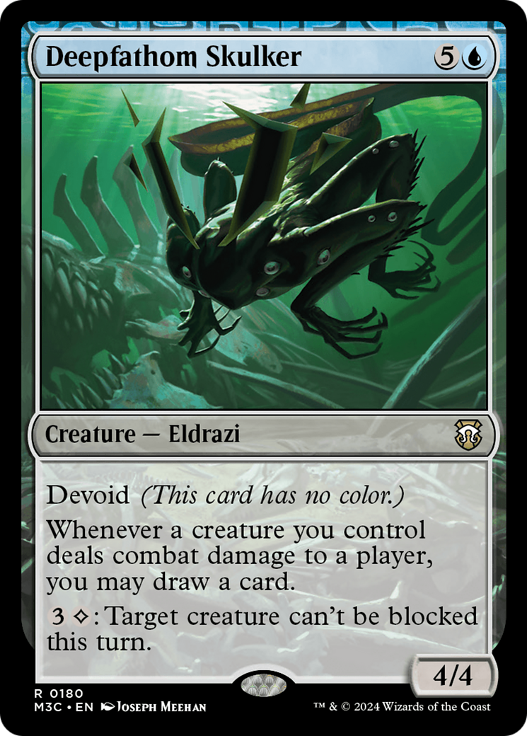 Deepfathom Skulker (Ripple Foil) [Modern Horizons 3 Commander] | Good Games Morley