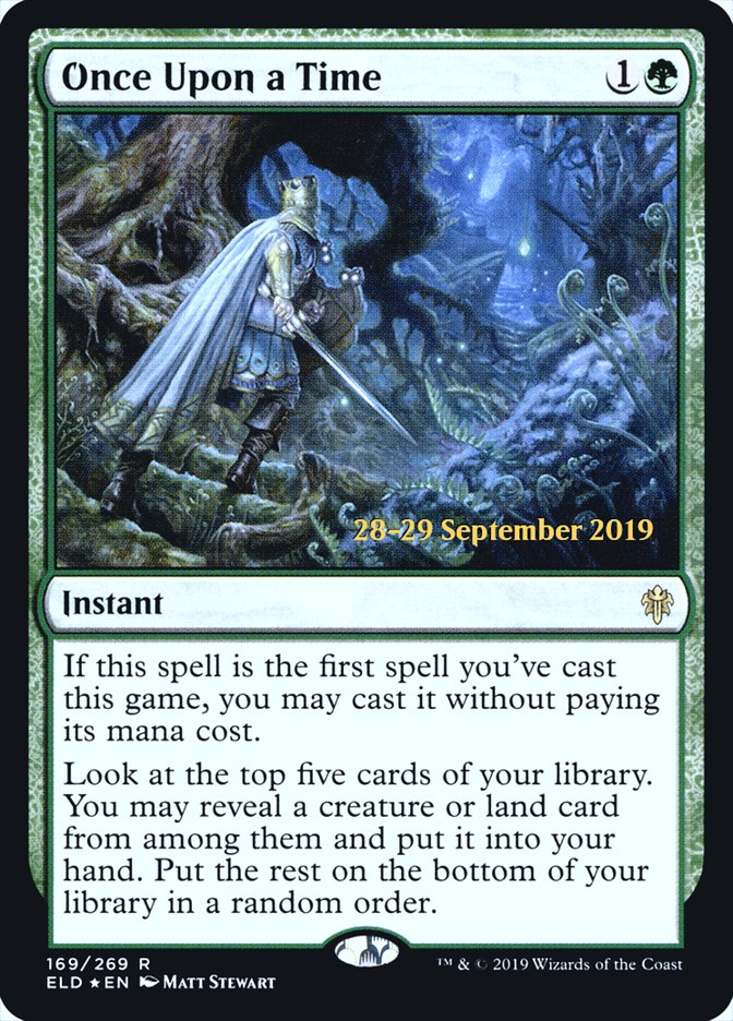 Once Upon a Time [Throne of Eldraine Prerelease Promos] | Good Games Morley