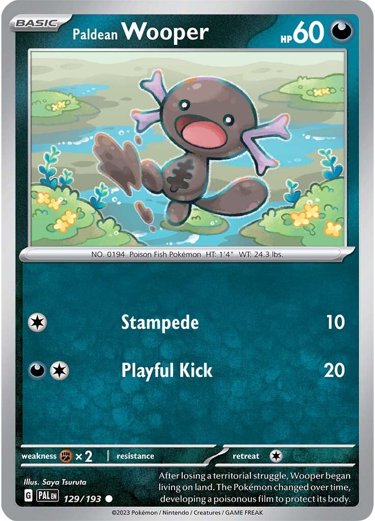 Paldean Wooper (129/193) [Scarlet & Violet: Paldea Evolved] | Good Games Morley