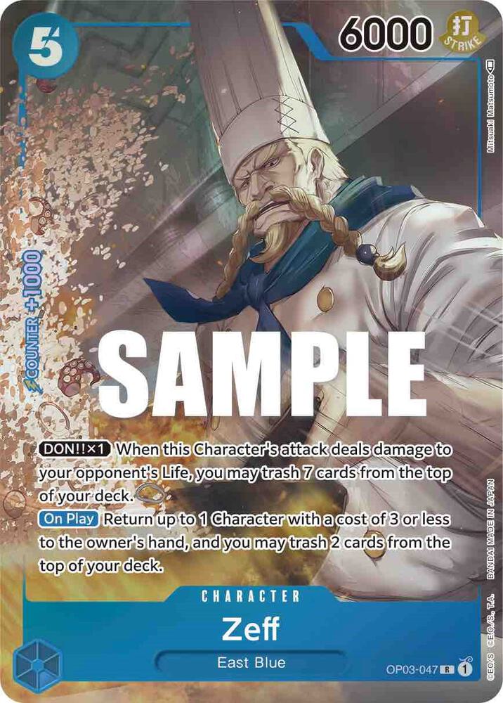 Zeff OP03-047 (Pillars of Strength)  - Alternate Art Foil | Good Games Morley