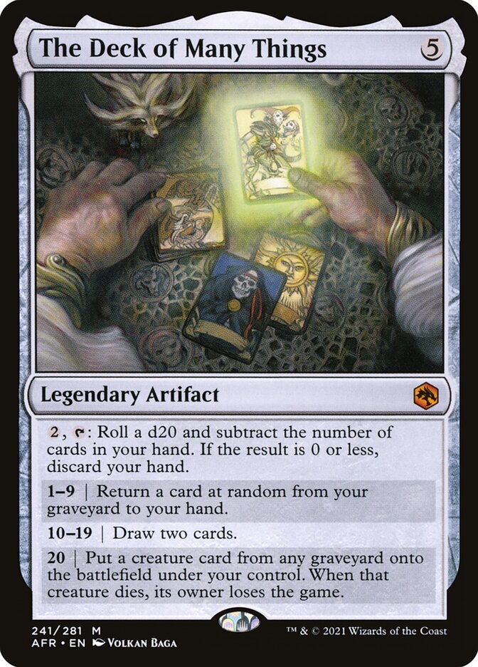 The Deck of Many Things 241 (Adventures in the Forgotten Realms)  - Foil | Good Games Morley