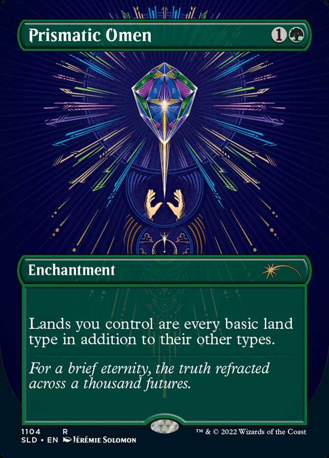Prismatic Omen (Borderless) [Secret Lair Drop Series] | Good Games Morley