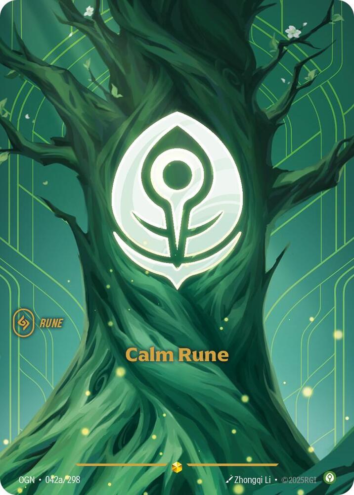 Calm Rune 042a/298 (Origins)  - Foil | Good Games Morley