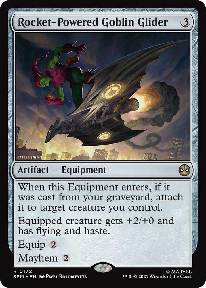 Rocket-Powered Goblin Glider 172/198 (Marvel's Spider-Man)  | Good Games Morley